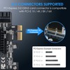 YBBOTT PCIE SATA 6 Gbit/s PCIE Expansion Card 6 Port