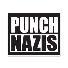 Punch s Protest 4 inch Full Color Indoor Outdoor Vinyl Decal