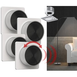 Luminea Home Control Rotary Dimmer: Set of 4 Mobile Light Switches & Dimmer for Lamps LAV-165/175.rgbw (LED Dimmer Radio, Radio Light Switch Remote Control)