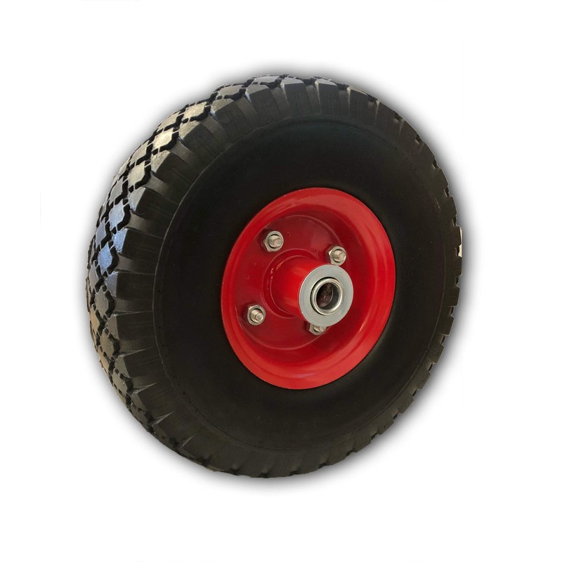 Voyager Tools Flat-Free Tires 10" Durable Wagon Dolly Cart Wheels