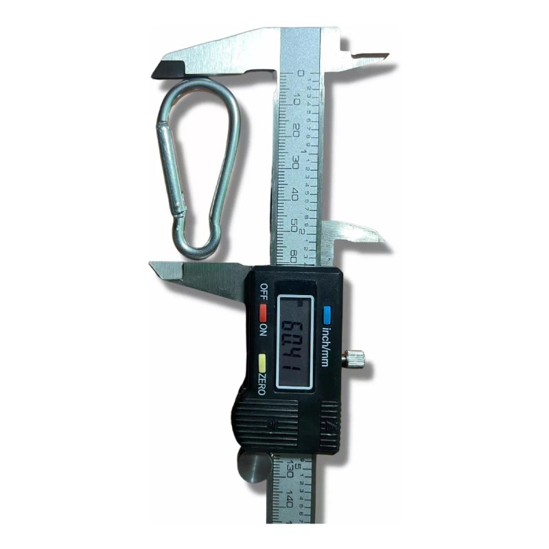 Pacal Bandola Gancho Mosqueton Aluminio Camping Llavero 2 Piezas