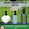 Kapitan Soap Dispenser Pump Replacement Head Black Spare Stainless Steel