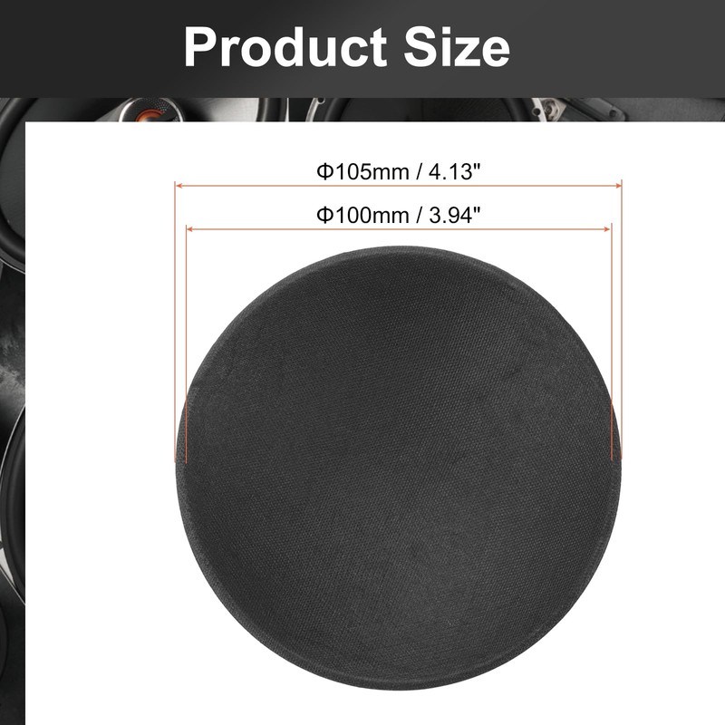 MECCANIXITY Speaker Dust Cap 105mm/4.1" Outer Diameter Dome Paper Cap