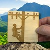 Coaster - Lineman - Set of 2 Raw Wood