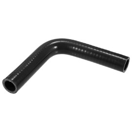 X AUTOHAUX 22mm 0.87" ID 90 Degree Elbow Silicone Reducer Hose Pipe Bend Turbo Water Intercooler Black