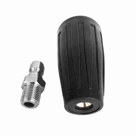 Pressure Washer Tips Turbo Nozzle 4000psi Max Rotating Pressure Washer Nozzle with 1/4'' Quick Connect for Remove Ads Bark Rust