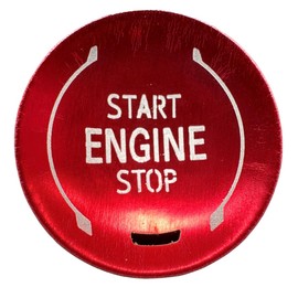 ruihe Engine Start Stop Cover Trim Fit for Chevy Silverado/GMC Sierra 1500 2500HD 3500HD 2019 2020 2021 2022 2023 Accessories (Red)