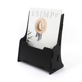 Modular A4 Wood Catalog Stand Brown Holder