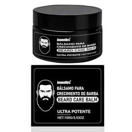Beard Stimulating Balm for Men, Moisturizes & Strengthens Beard, Tames Flyaways & Hydrates Skin, 100 ml / 3.5 oz, Para Barba