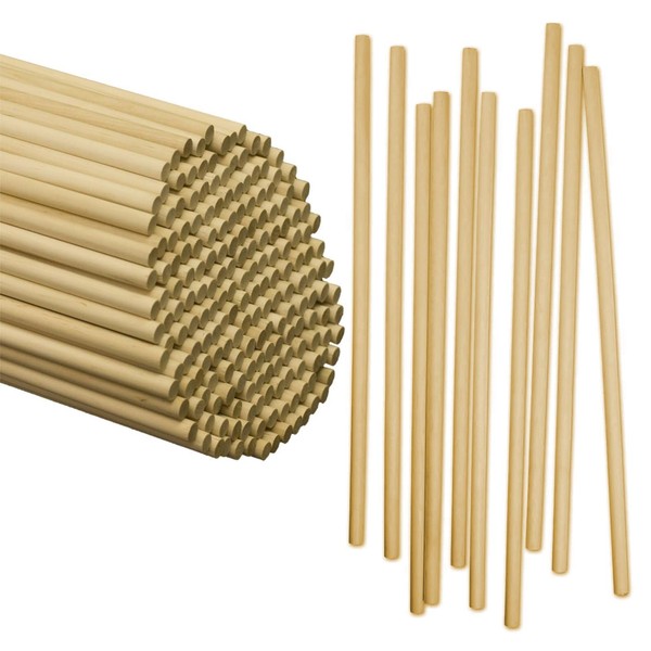 18" x 1/4" Wooden Dowels - Pack of 36ct