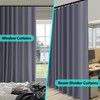 Room Divider Blackout Curtains Flexible Sliding Tracks Sets Ceiling Mounted