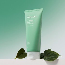 Milva Lab Jeju Houttuynia cordata Acne Relief Cleansing Foam 200ml / 밀바랩 제주 어성초 여드름 완화 클렌징폼 200ml