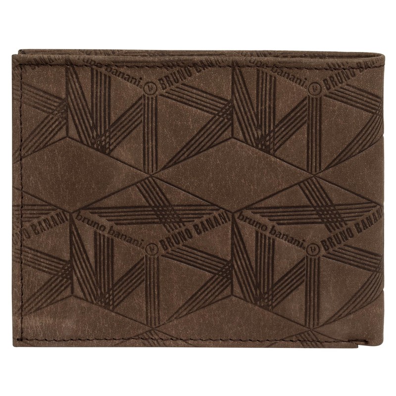 bruno banani Genuine Leather Men's Wallet, 022118, brown
