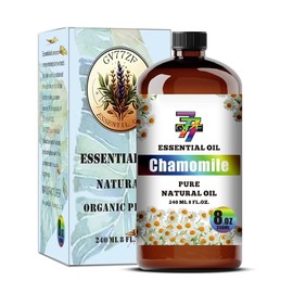 Chamomile Essential Oil (8 oz / 240 ml) – Chamomile Oils for diffusers, humidifiers, Home Baths, Cleaning Products, Yoga, DIY Soaps and DIY Scented Candles