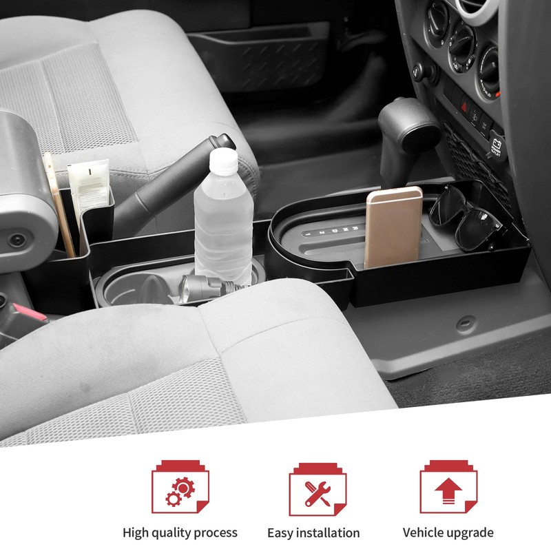 JeCar Center Console Gear Shift Storage Tray Organizer Fit for