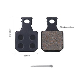 GIONAR 4 Pairs Bike Brake Pads for Magura MT5 /MT5E/ MT7 /MT7 PRO/ MT8 / MT Trail Front, Disc Brake Pads, Bicycle Brake Pads Ideal for E-bike Mountain Bike ﻿