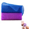 2 Pieces African Mesh, Body Scrub, Sponge Bath Exfoliating Shower