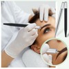 Microblading - 10 bolígrafos manuales para cejas, microcuchillas, de aluminio,