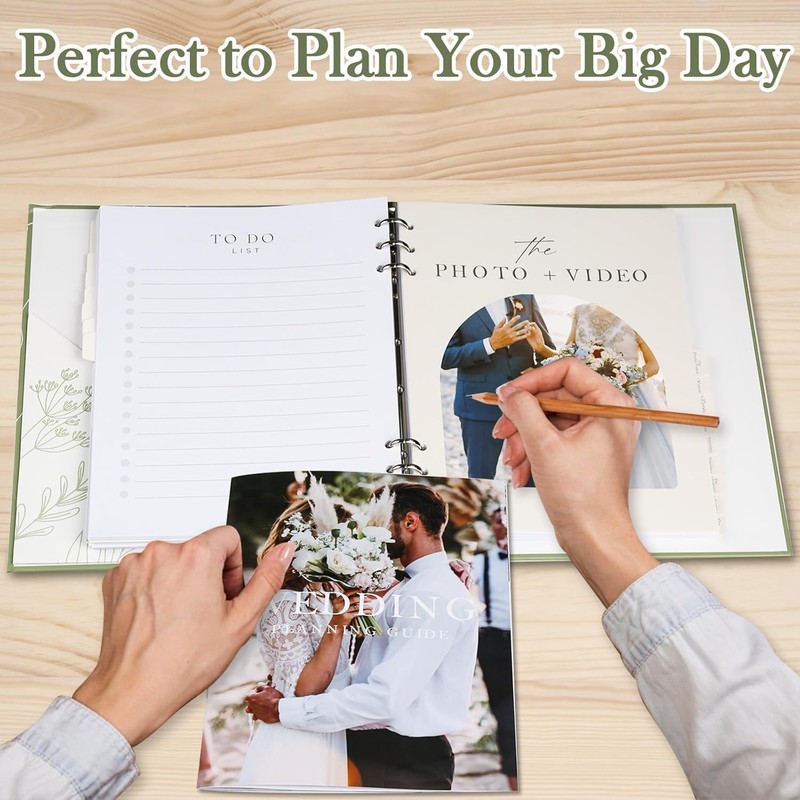EggSun Wedding Planning Book and Organizer for Bride Newly Engaged
