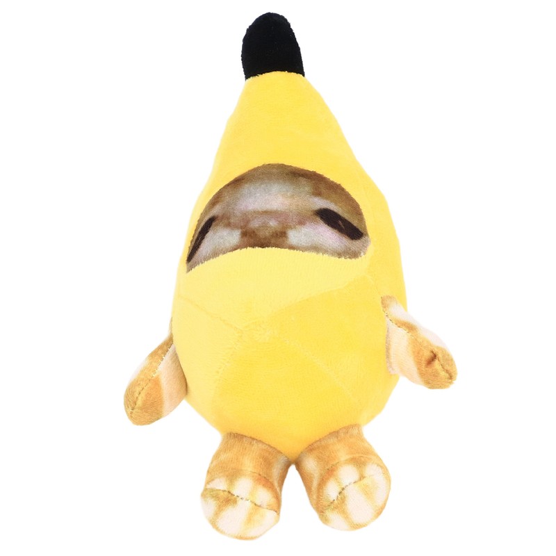 Banana Cat Plush Toy Multipurpose Funny Decompression Cute Cartoon Soft