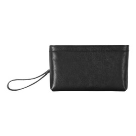 Premium Cowhide Leather Travel Organizer Passport Holder Purse Wristlet Clutch 0297