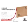 Vitalizart 3/8" x 100Yd Red Satin Ribbon, Double-Sided Ribbons for
