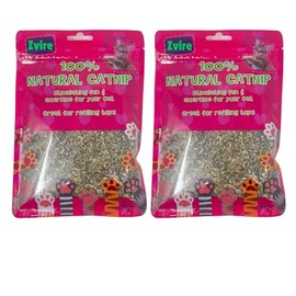 Zvire Catnip 100% Natural Catnip, 30g x 2 Pack, Stimulates And Pleases Cats