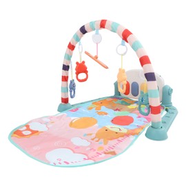 Gym Mat Baby Kick Piano Soft Skin Friendly Detachable Infant Play Mat with Music for Early Education Crawling Green