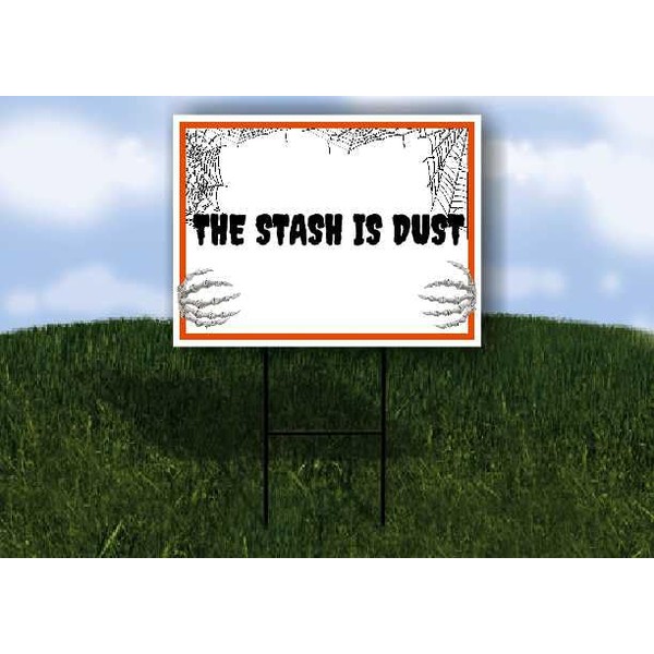 THE STASH IS DUST Halloween Skeleton No arrow 1 Double