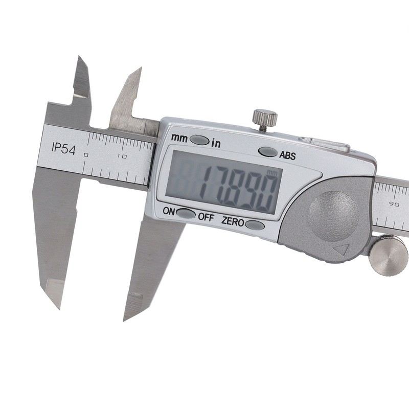 Digital Caliper Measuring Tool Industrial Electronic IP54 Waterproof 0‑6in 0‑150mm