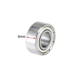 TOP-VIGOR 10Pcs 686ZZ Deep Groove Ball Bearings, Z2 6mm x 13mm x 5mm Double Sealed Industrial Bearings, Chrome Steel P5(ABEC5) Skateboard Bearings for Electrical Instrument Equipment