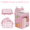 TOMVAES Hanging Nappy Organiser, Changing Table Nappy Organiser, Nursery Caddy