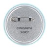 Sunstar Stationery mizutama S8346917 Can Badge Embroidered, Light Blue