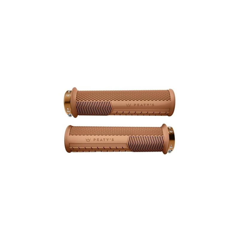 Peaty's Monarch Grips - Gum/Knurl/Thick - Race Control, Durable, Ergonomic