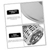 Mipcase Heavy Duty Stainless Steel Chimney Rainproof Roof Vent Cover