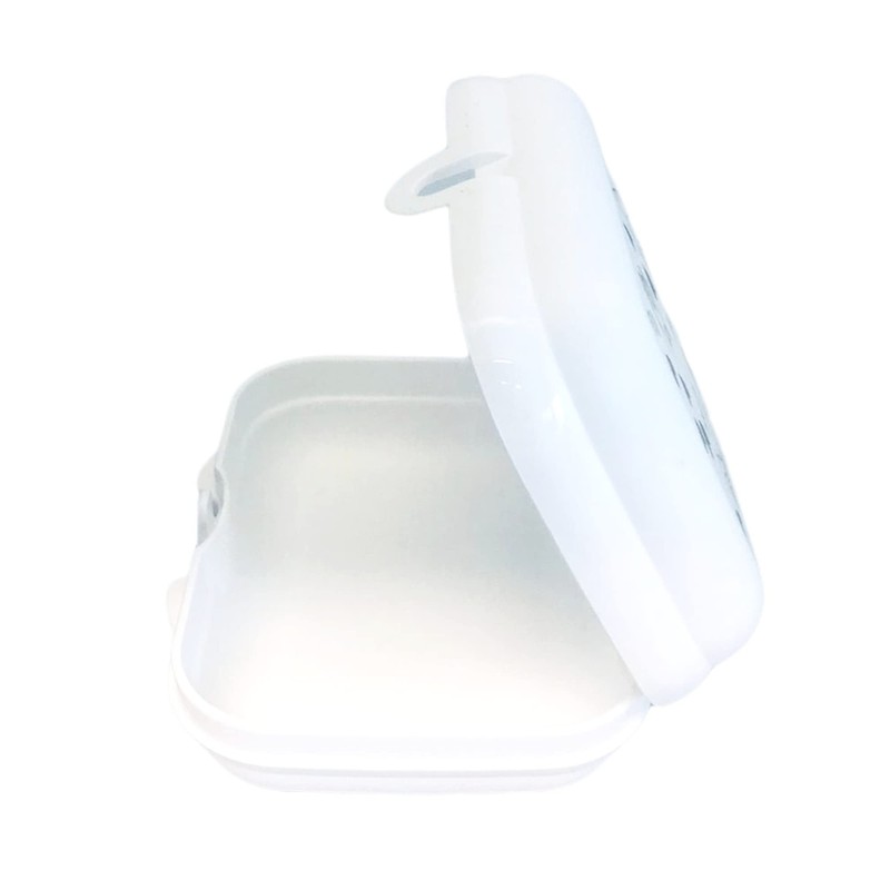 Tupperware To Go Twin White Love Kiss Lunch Box Sandwich
