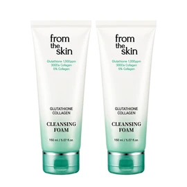 From the Skin Glutathione Collagen Cleansing Foam 150ml x2 / 프롬더스킨 글루타치온 콜라겐 클렌징 폼 150ml x2