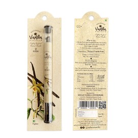 100% Pure and Natural Grade A Indian Goodness Vanilla Beans (2 Pods) for Cooking, Extract, Baking Grown in foothills of India comparable to Madagascar, Mexican and Tahitian Beans- 0.176 oz / 5 grams