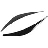 2Pcs Headlight Eyebrow Left Right Fade Proof Front Headlight Eyelid