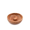 Samhita Acacia Wood Round Incense Stick Holder,Incense Burner, Ash Cather