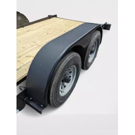 Kay Enterprise Trailer Fender Rock Gravel Guard Embossed Black Stick On Vinyl 9″ Wide x 192″L