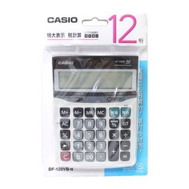 CASIO DF-120VB-N 12 Digit Desk Size Calculator