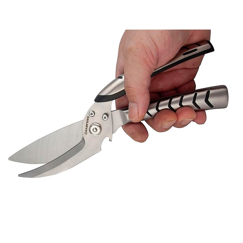 SAMFUNG Kitchen Poultry Shears, Anti-Slip Handle and Safety Lock, Poultry