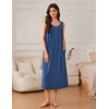Ekouaer Nightgowns for Women Long Sleeveless Night Gowns Ladies Soft