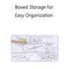 TopHomer 43 Pcs Concrete Wall Hooks Picture Frame Hangers Without