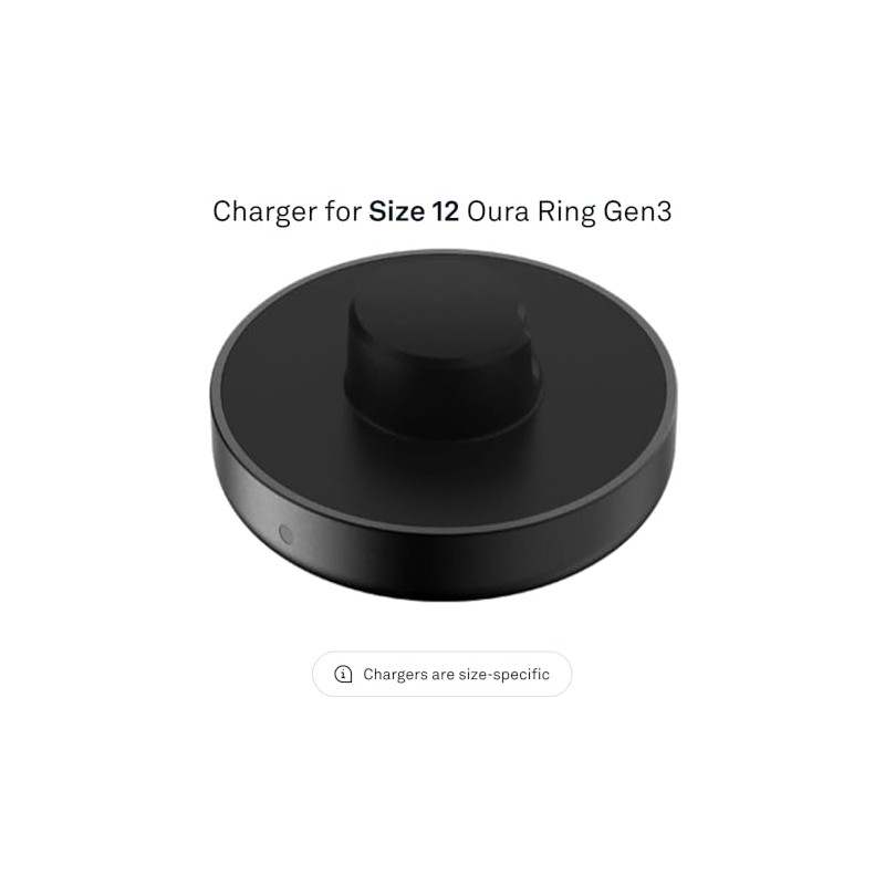 Oura Ring Gen3 Charger - Size 12 - Full Battery