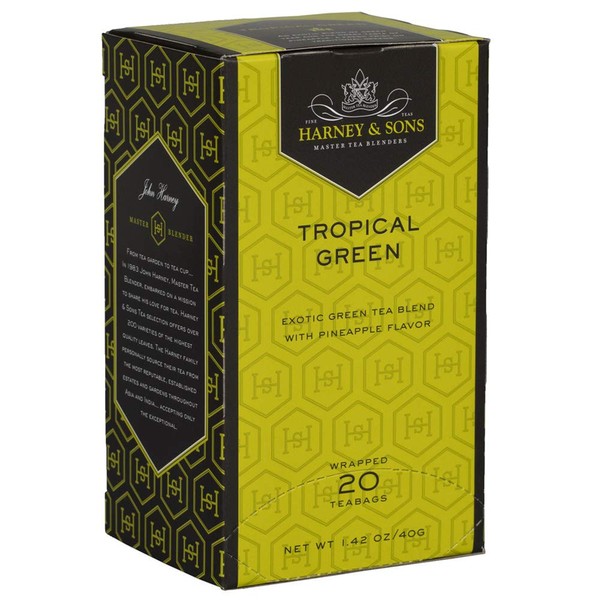 Harney & Sons Tropical Green Tea, 20 Tea Bags