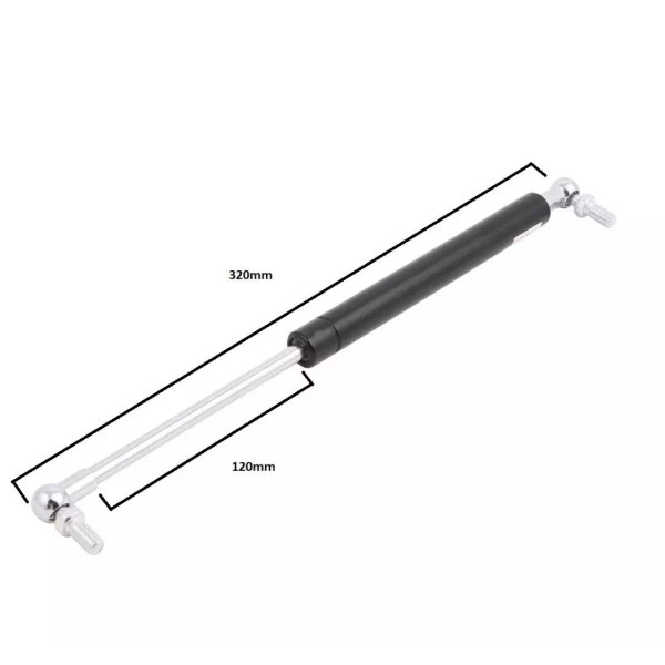 Unbranded 320mm M8 Thread 300N/67 Ibs Force Ball Joint Strut