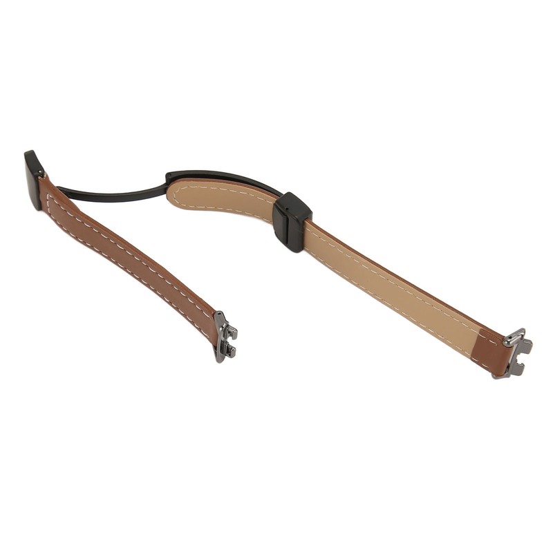 Magnetic Watch Band PU Leather Replacement Unisex Quick Release Wristband
