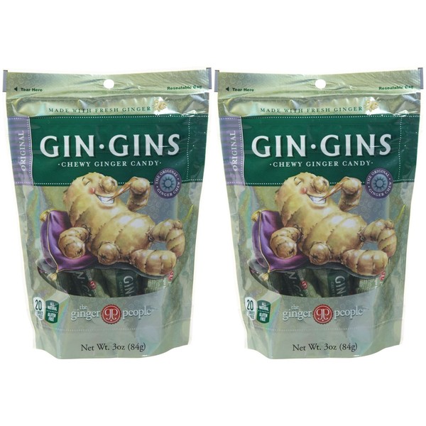 The Ginger People Original Gin Gins Chewy Ginger Candy - 3 oz - 2 pk